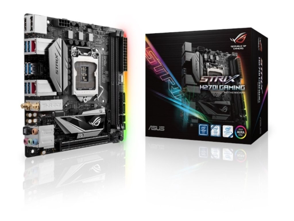 ASUS、H270チップセット採用ゲーミングMini-ITXマザーボード「ROG