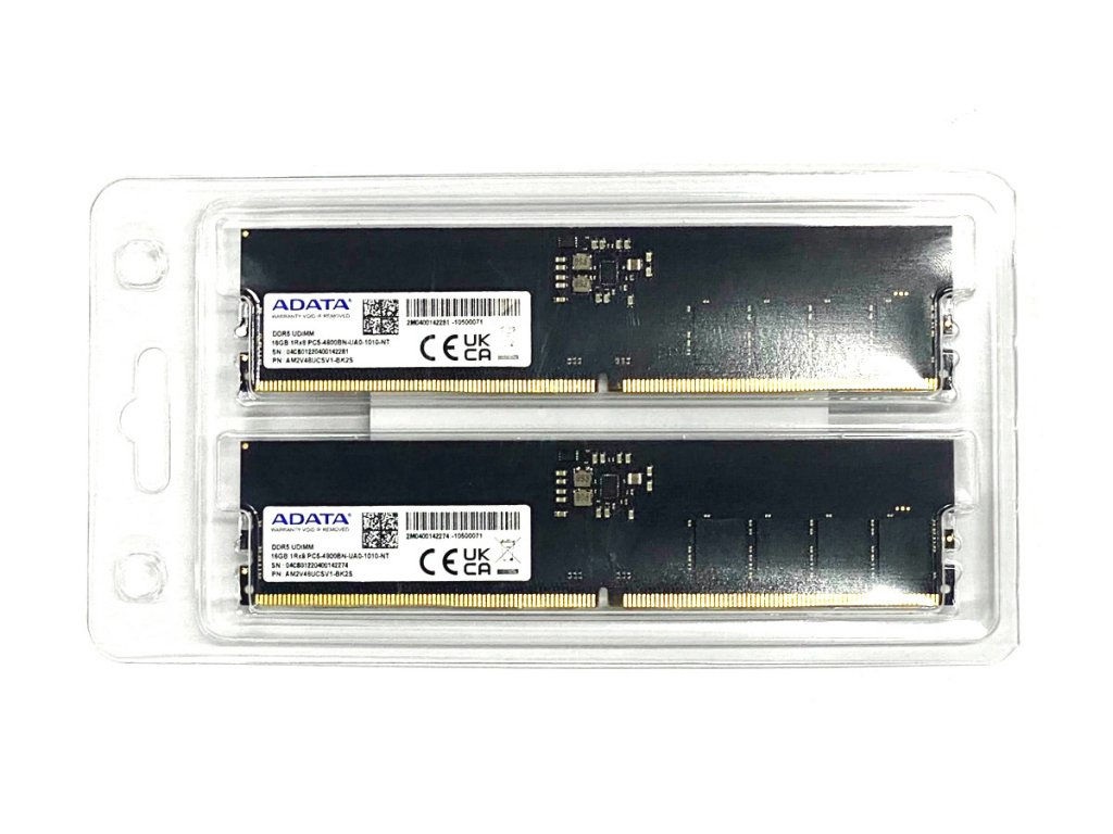 ADATA AD5U480016G-BD-JP 288pin DDR5-4800 32GB(16GBx2枚組)KIT 1.1