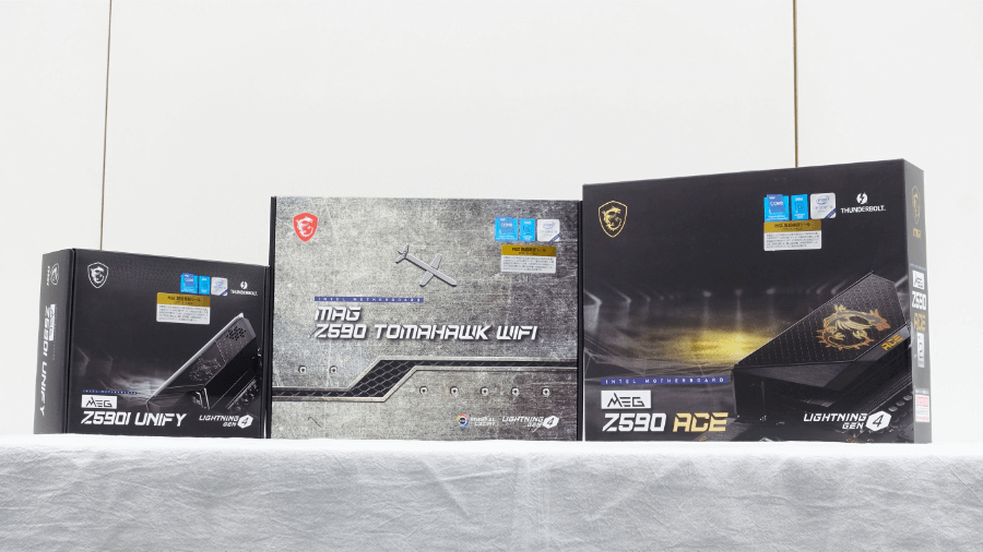MSIからZ590チップセット搭載ハイエンドマザーボード3モデルが登場