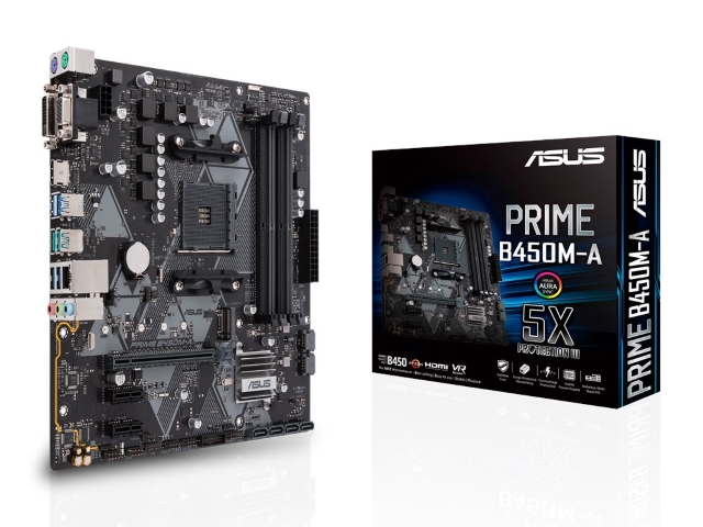 ASUS PRIME B450M-A AMD 400シリーズ Socket AM4対応 AMD B450チップ