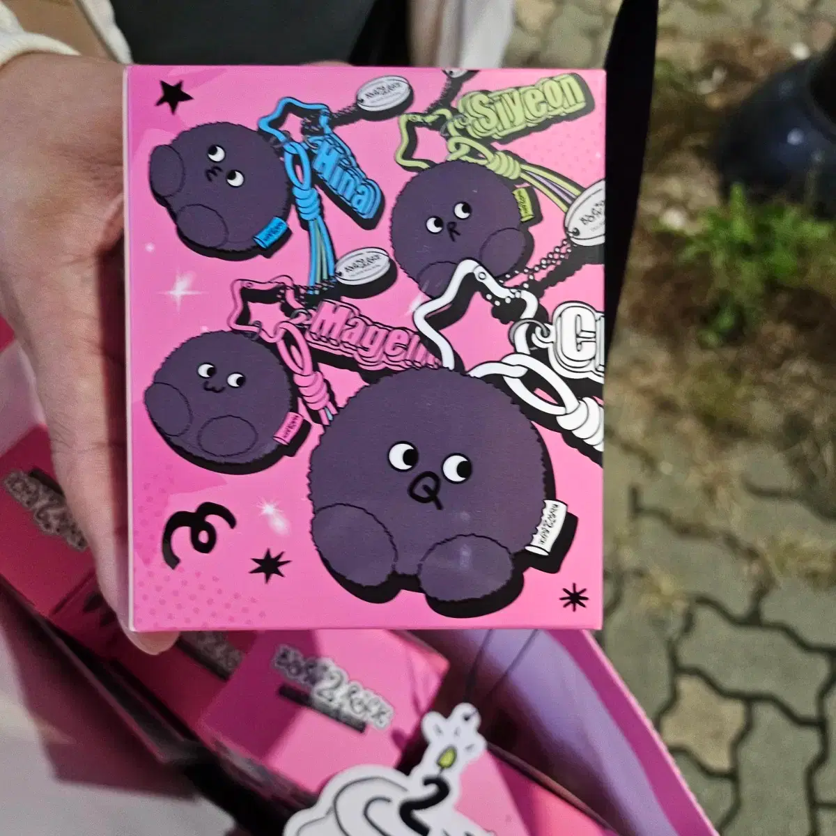 QWER Chodan Magenta Hina Siyeon Lock Voice Keyring on Bunjang