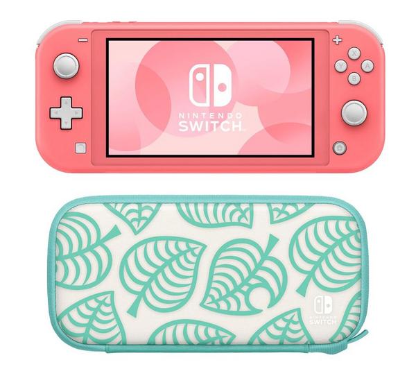 Buy NINTENDO Switch Lite (Coral) & Switch Lite Carrying Case