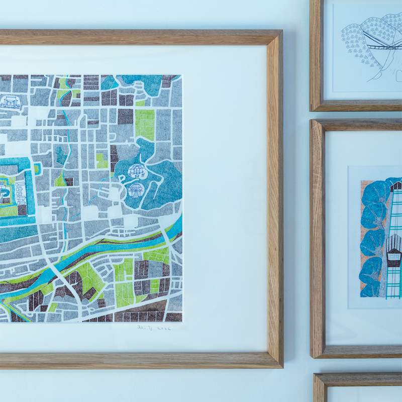 絵のある暮らし、d art frame | D&DEPARTMENT