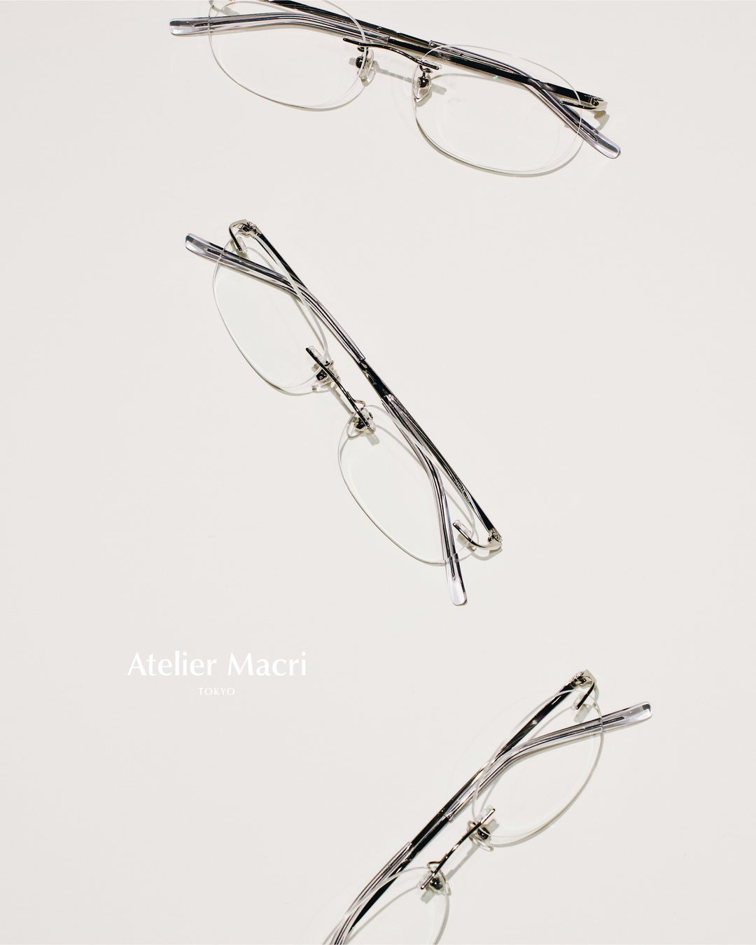 Atelier Macri』から初のアイウェアコレクション【RIMLESS】がローンチ