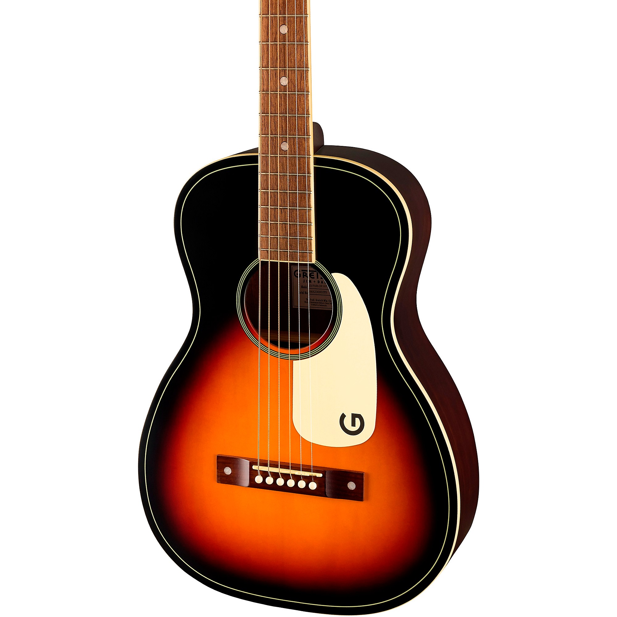 Gretsch Guitars Jim Dandy Parlor Acoustic Guitar Rex Burst