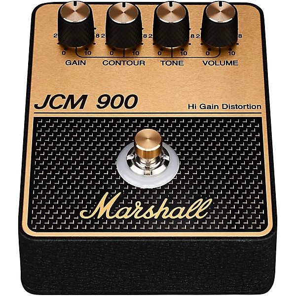 Marshall JCM900 Hi Gain Distortion Effects Pedal - Gold
