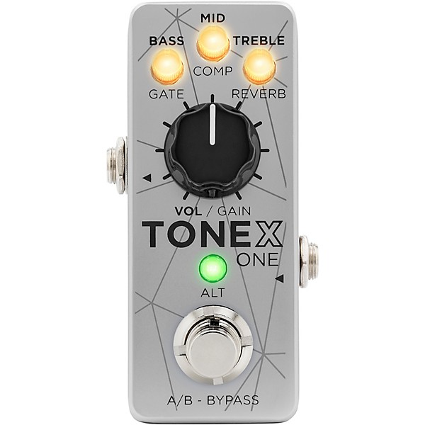 IK Multimedia TONEX ONE Bass Edition Amp Modeler Pedal - Aluminum
