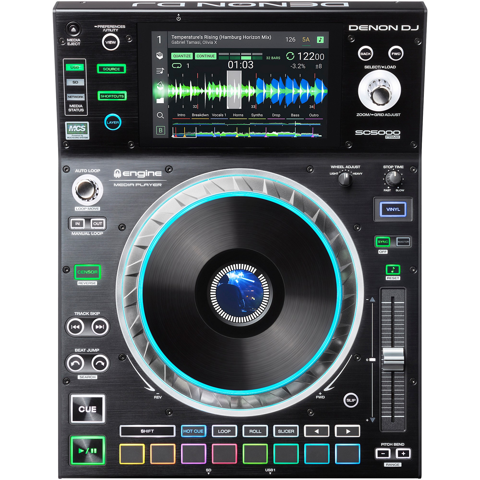 Denon DJ SC5000 Prime Professional Media Player | Guitar Center
