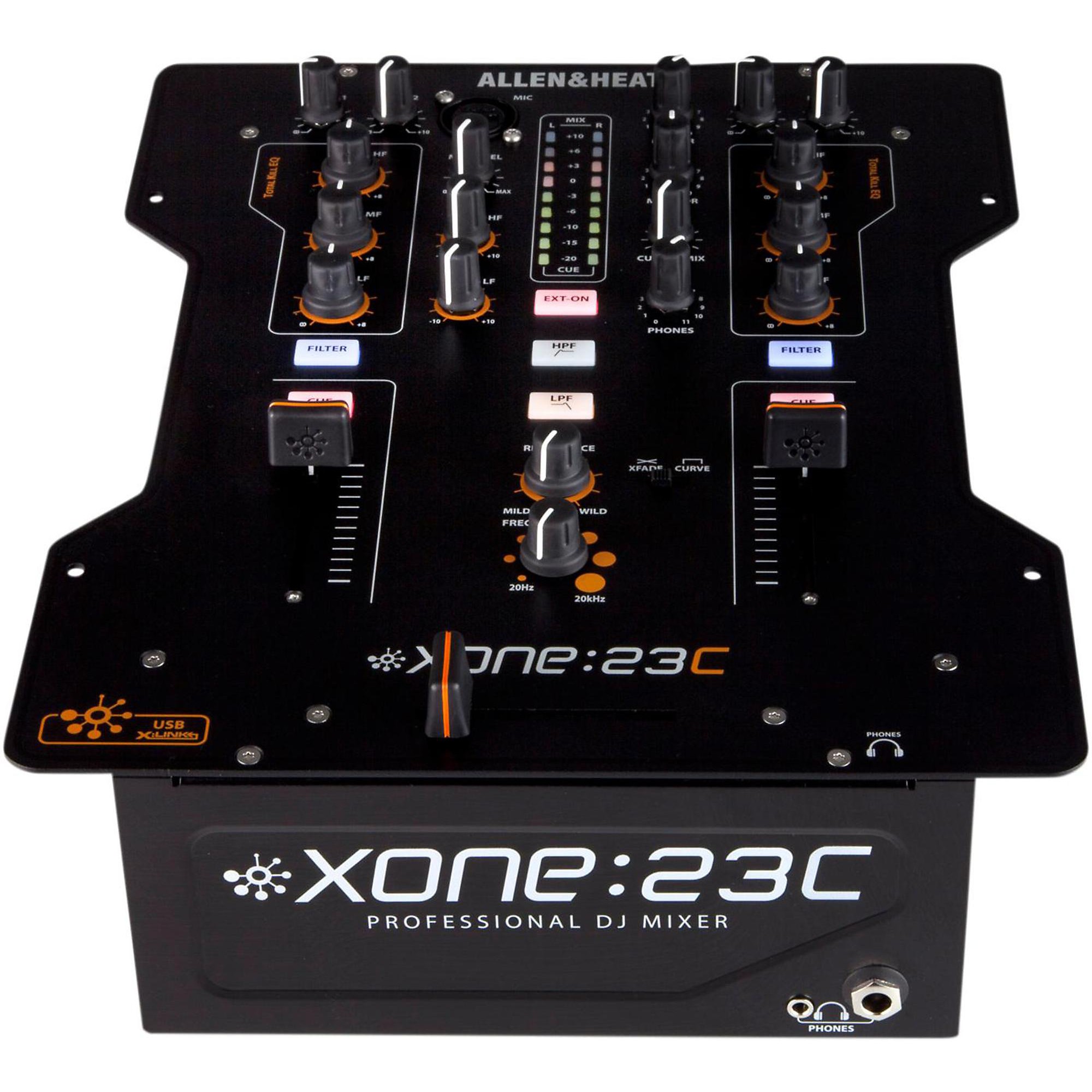 Allen & Heath XONE:23C 2-Channel DJ Mixer with Soundcard | Guitar