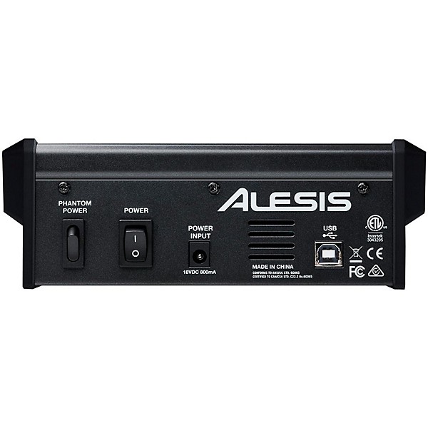 Alesis MultiMix 4 USB FX 4-Channel Mixer with Effects & USB Audio