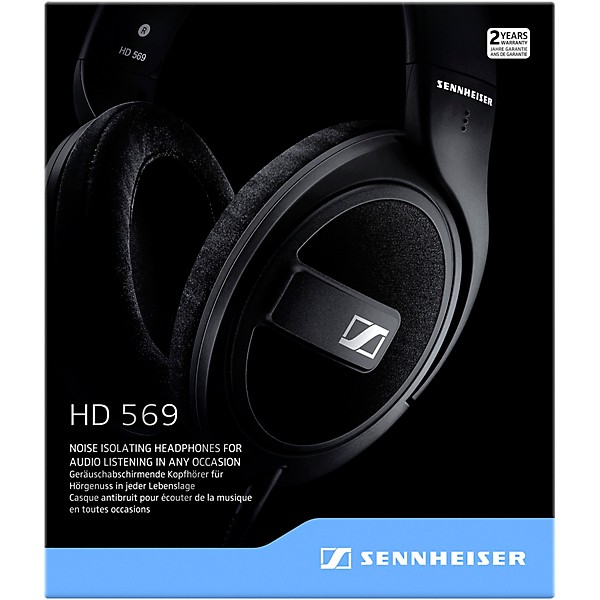 Sennheiser HD 569 Closed-Back Around-Ear Headphones with One