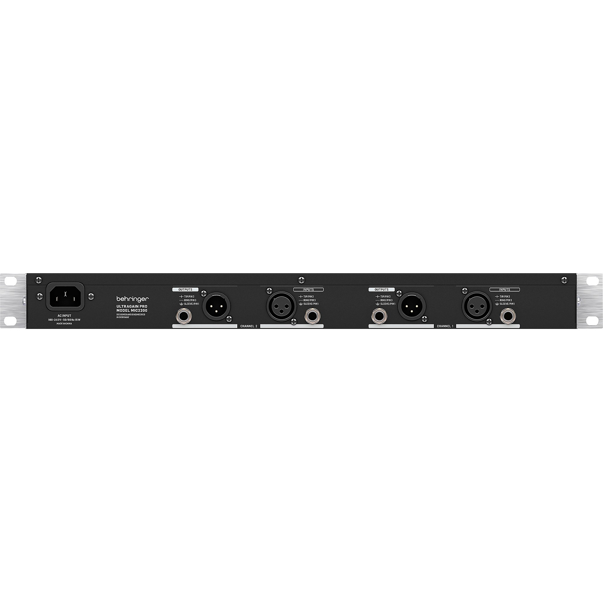 Behringer MIC2200 V2 Tube Mic/Line Preamp | Guitar Center