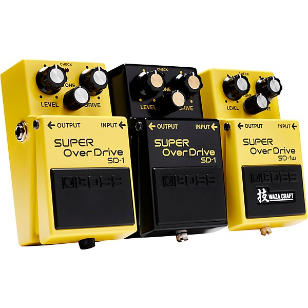 BOSS 40th Anniversary SD-1-4A Super OverDrive Effects Pedal Black