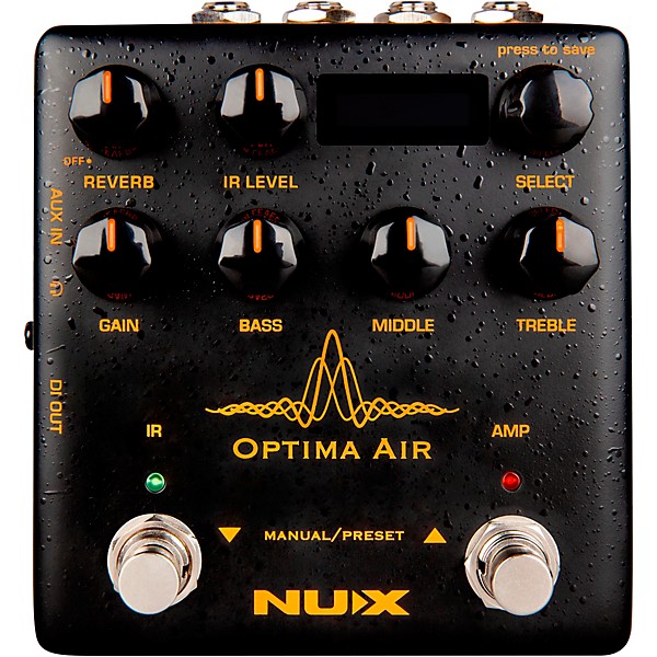 NUX Optima Air Acoustic Guitar Simulator Pedal | Guitar Center
