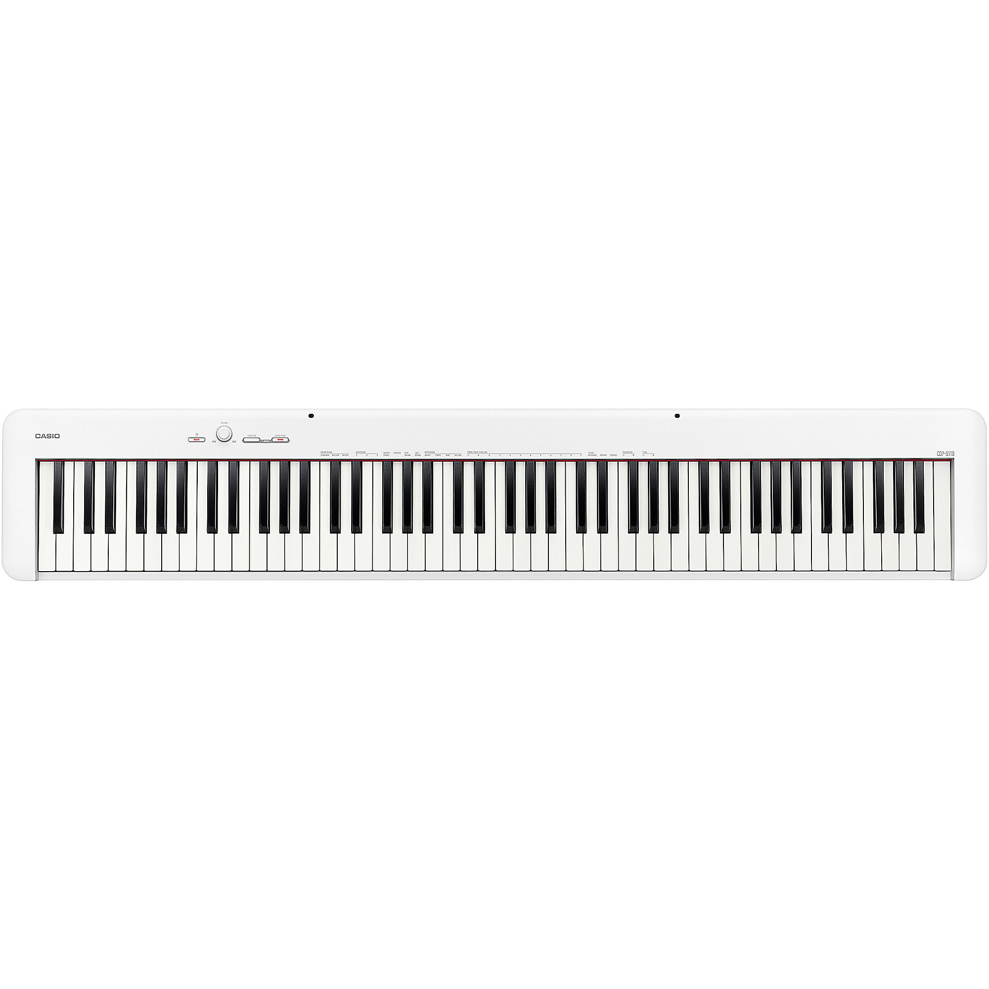 Casio CDP-S110 Digital Piano With X-Stand and Bench White