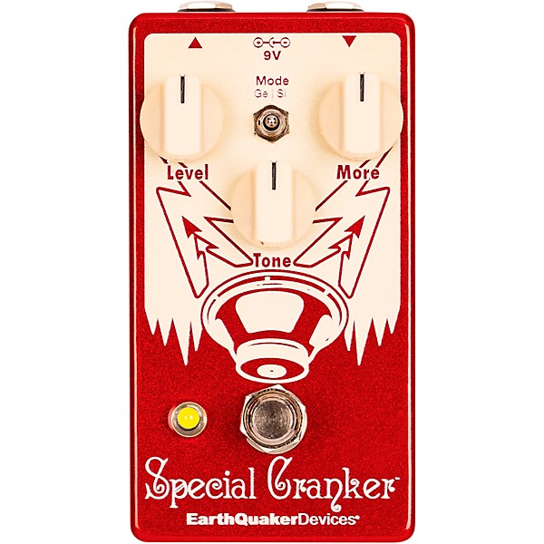 EarthQuaker Devices Special Cranker Overdrive Effects Pedal Cherry