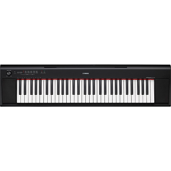Yamaha Piaggero NP-12 Black Portable Keyboard With Power Adapter