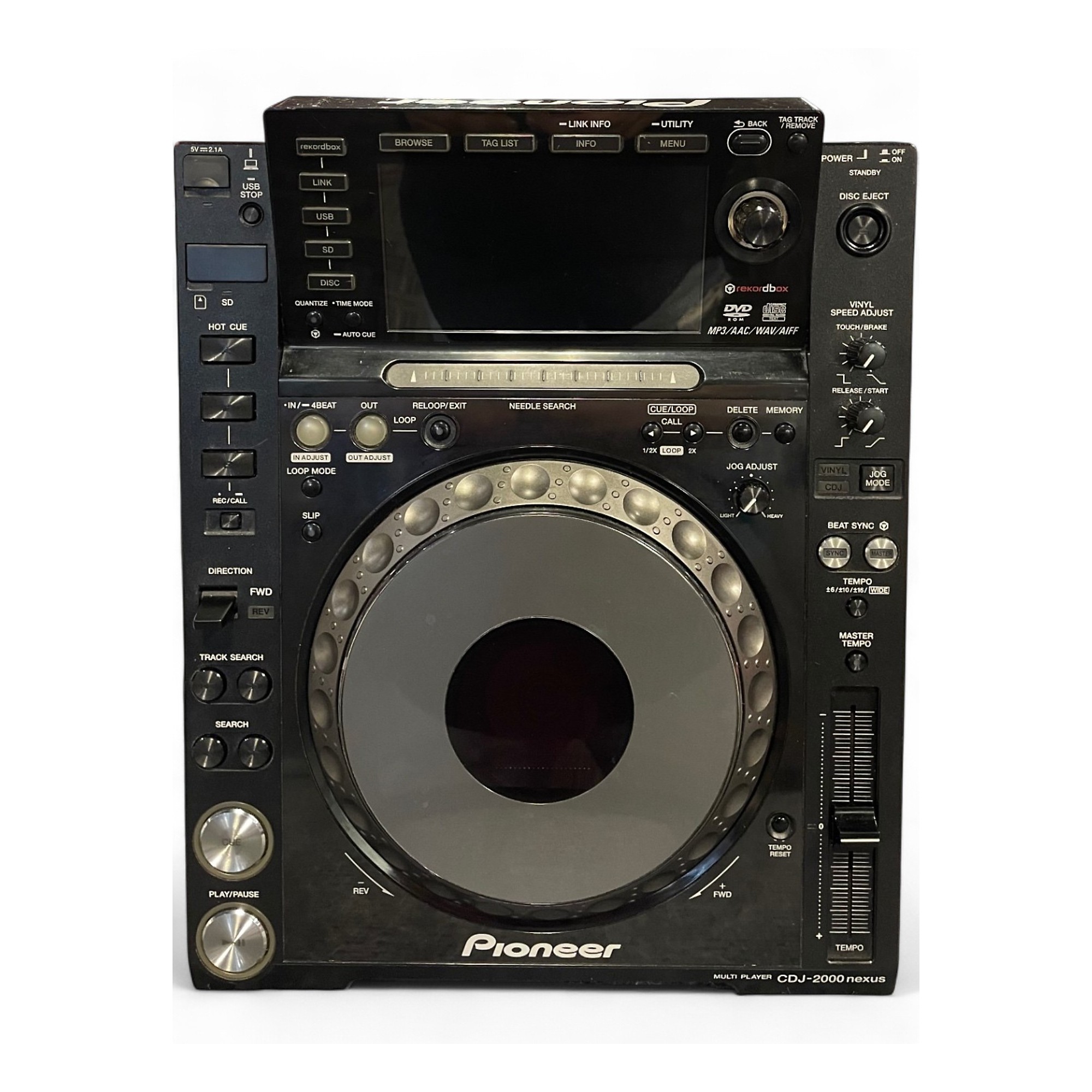 Used 2014 Pioneer DJ CDJ-2000 Nexus DJ Player | Guitar Center