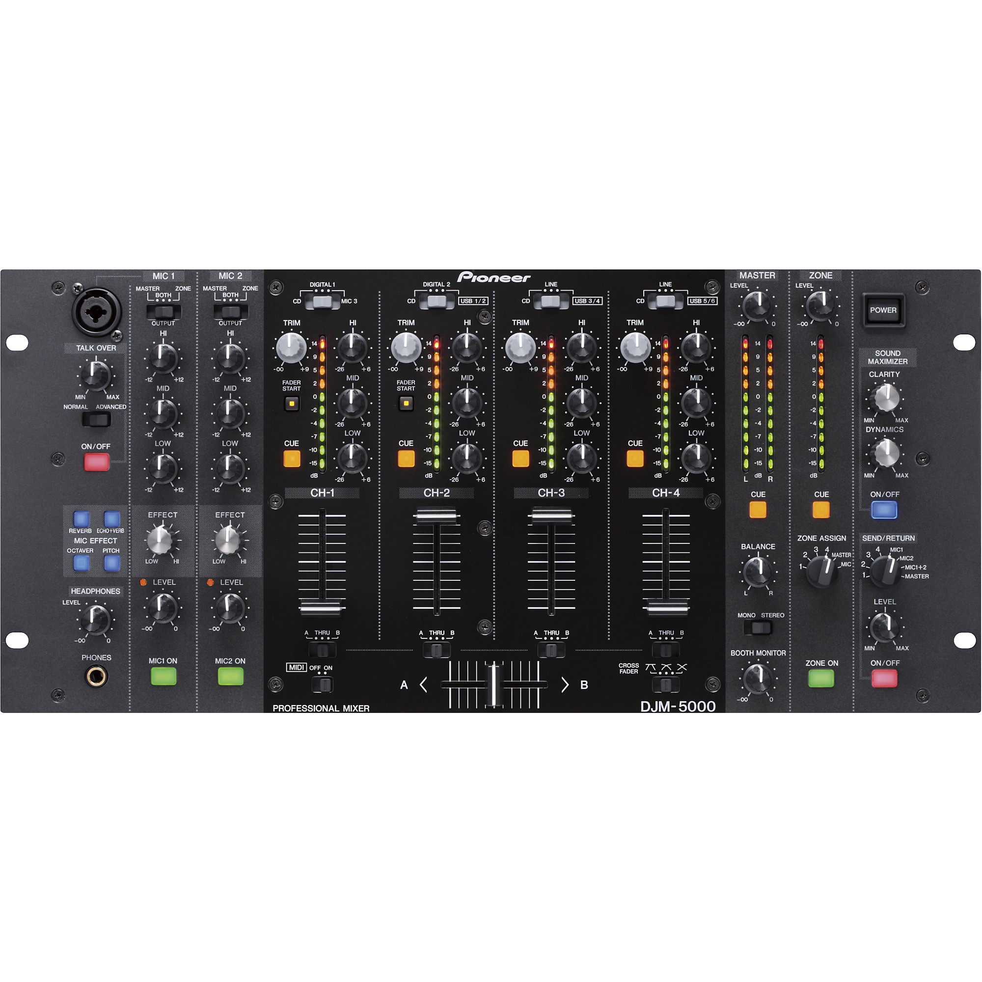 Open Box Pioneer DJ DJM-5000 - Professional Standard Mobile DJ