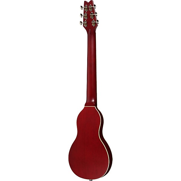 Washburn Rover Travel Guitar Transparent Red | Guitar Center