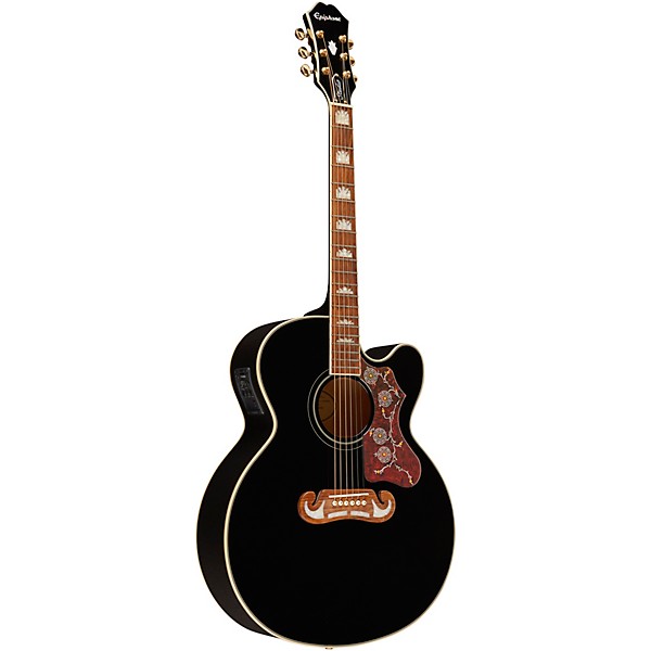 Epiphone J-200 EC Studio Acoustic-Electric Guitar Black | Guitar