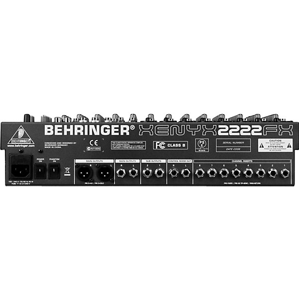 Behringer XENYX 2222FX Mixer | Guitar Center