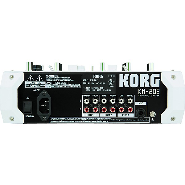 KORG KM-202 2-Channel KAOSS DJ Mixer | Guitar Center
