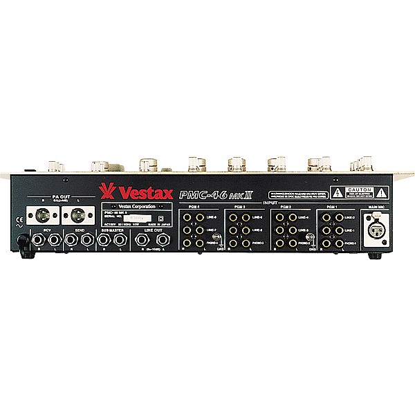 Vestax PMC-46 MKII 5 Channel DJ Rotary House Mixer | Guitar Center