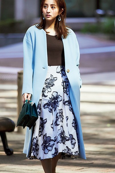 12/14のコーデ＞月曜日は、水色コートでフレッシュに｜Infoseekニュース