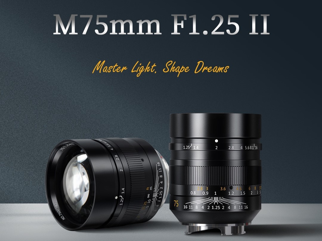 7Artisans Updates Ultra-Fast 75mm f/1.25 Lens for Leica M-Mount