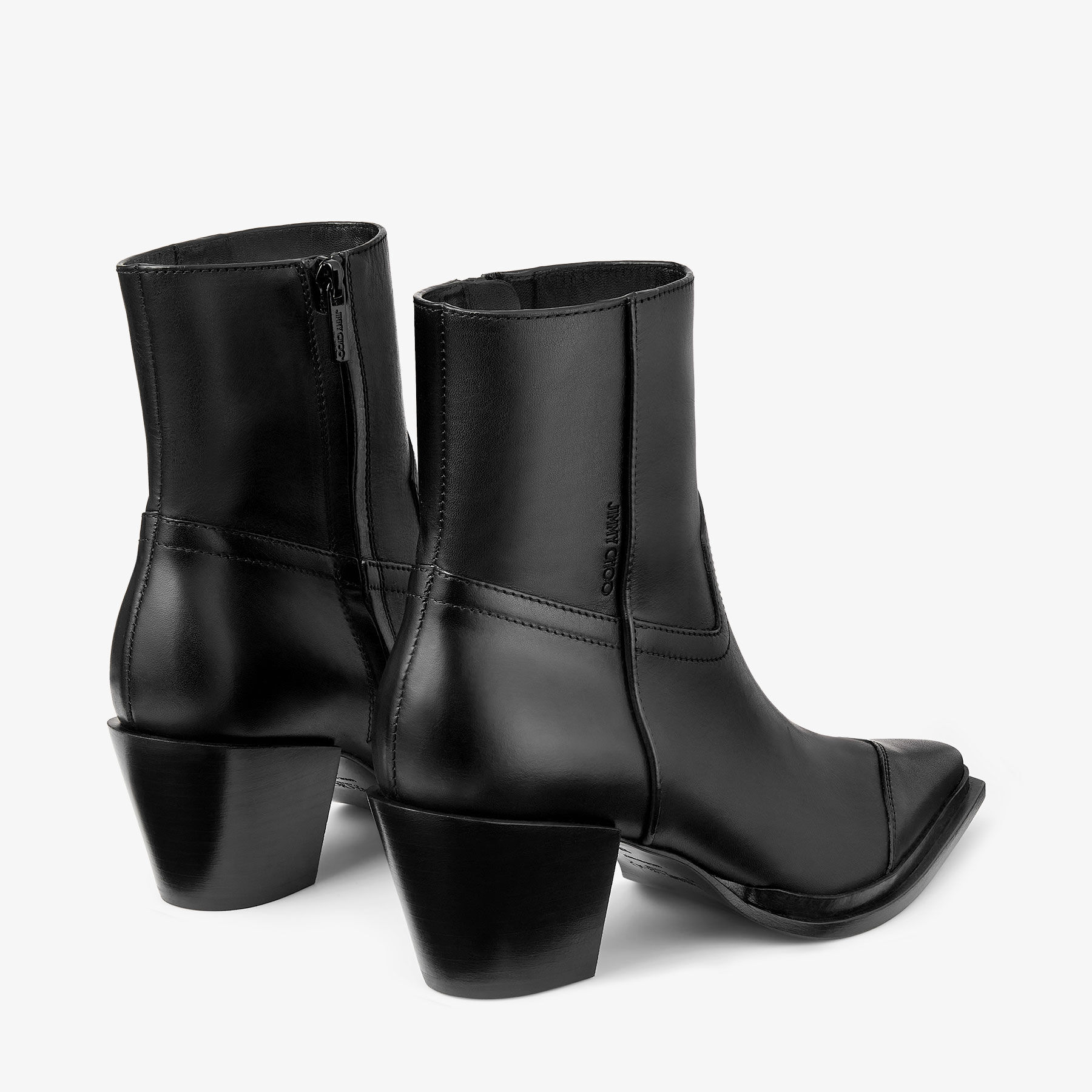 Cece AB 60 | Black Soft Vachetta Boot | JIMMY CHOO