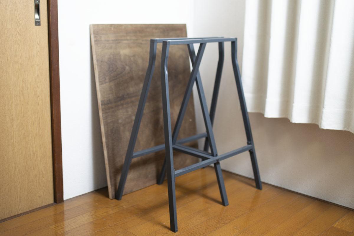 イケアの「なんでもテーブルにできる脚」、便利すぎて3セット持ってる