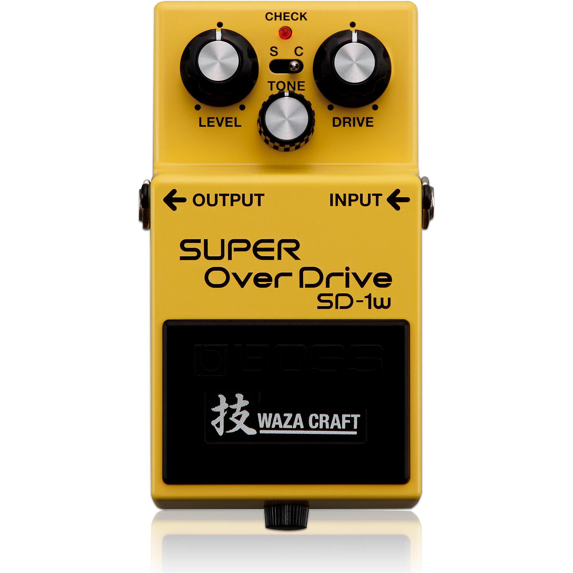 BOSS SD-1W Super Overdrive Waza Craft Guitar Effects Pedal | Music