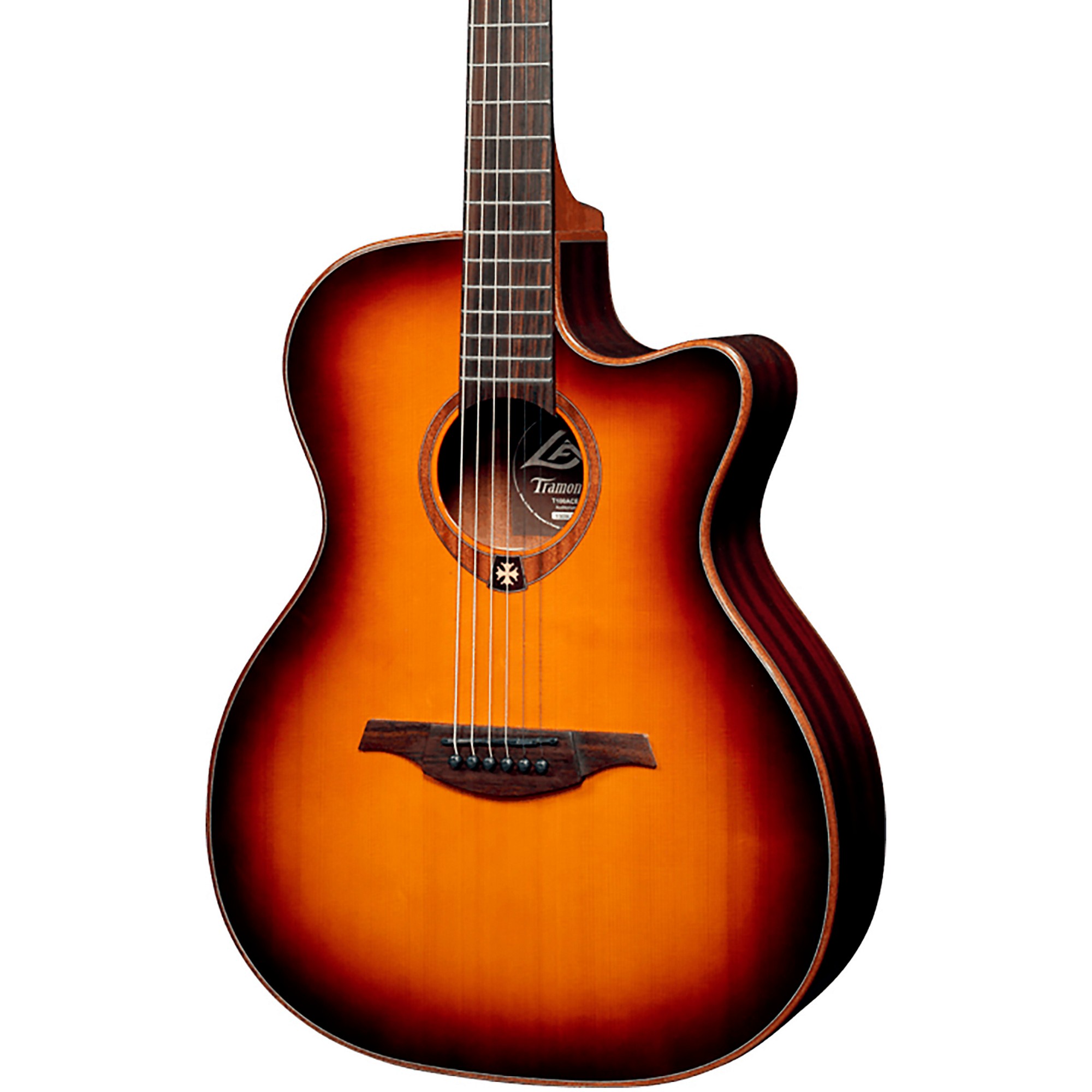 Lag Guitars Tramontane T100ACE Auditorium Cutaway Acoustic
