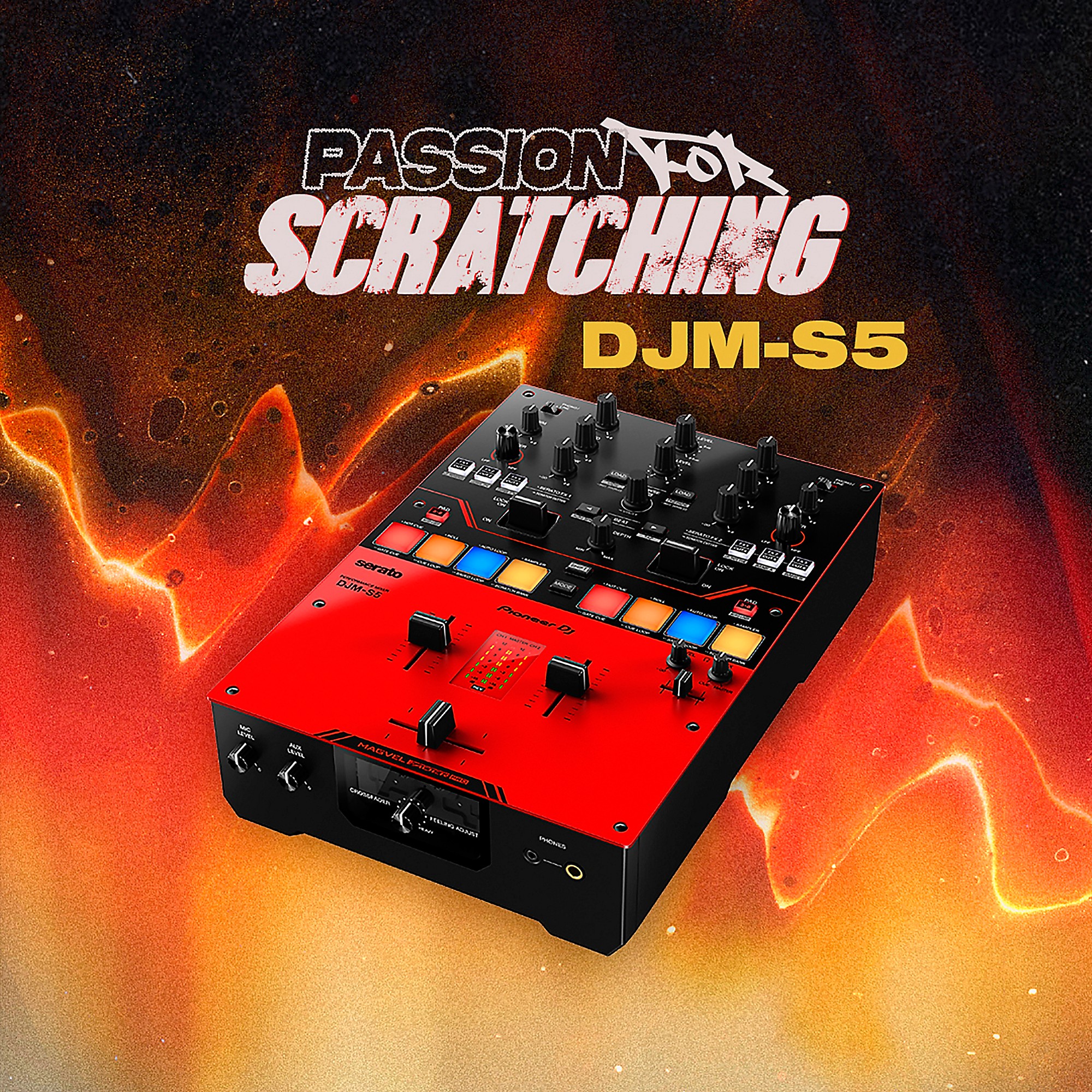 Pioneer DJ DJM-S5 2-Channel Serato Scratch Mixer | Music & Arts