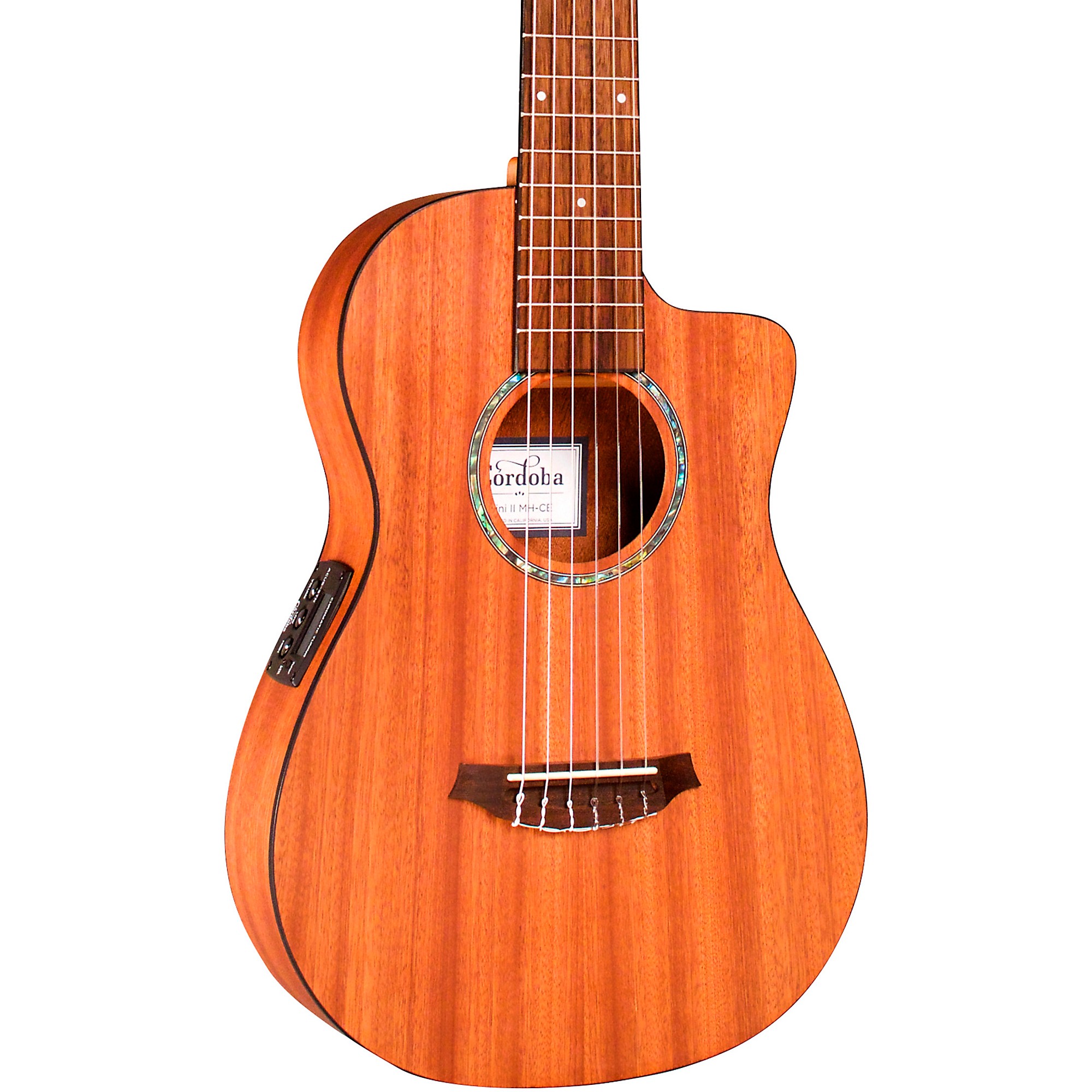 Cordoba Mini II MH-CE All Mahogany Nylon-String Acoustic-Electric