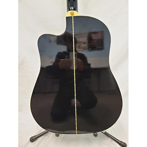 Epiphone AJ-18SCE-EB Acoustic Electric Guitar Black | Musician's