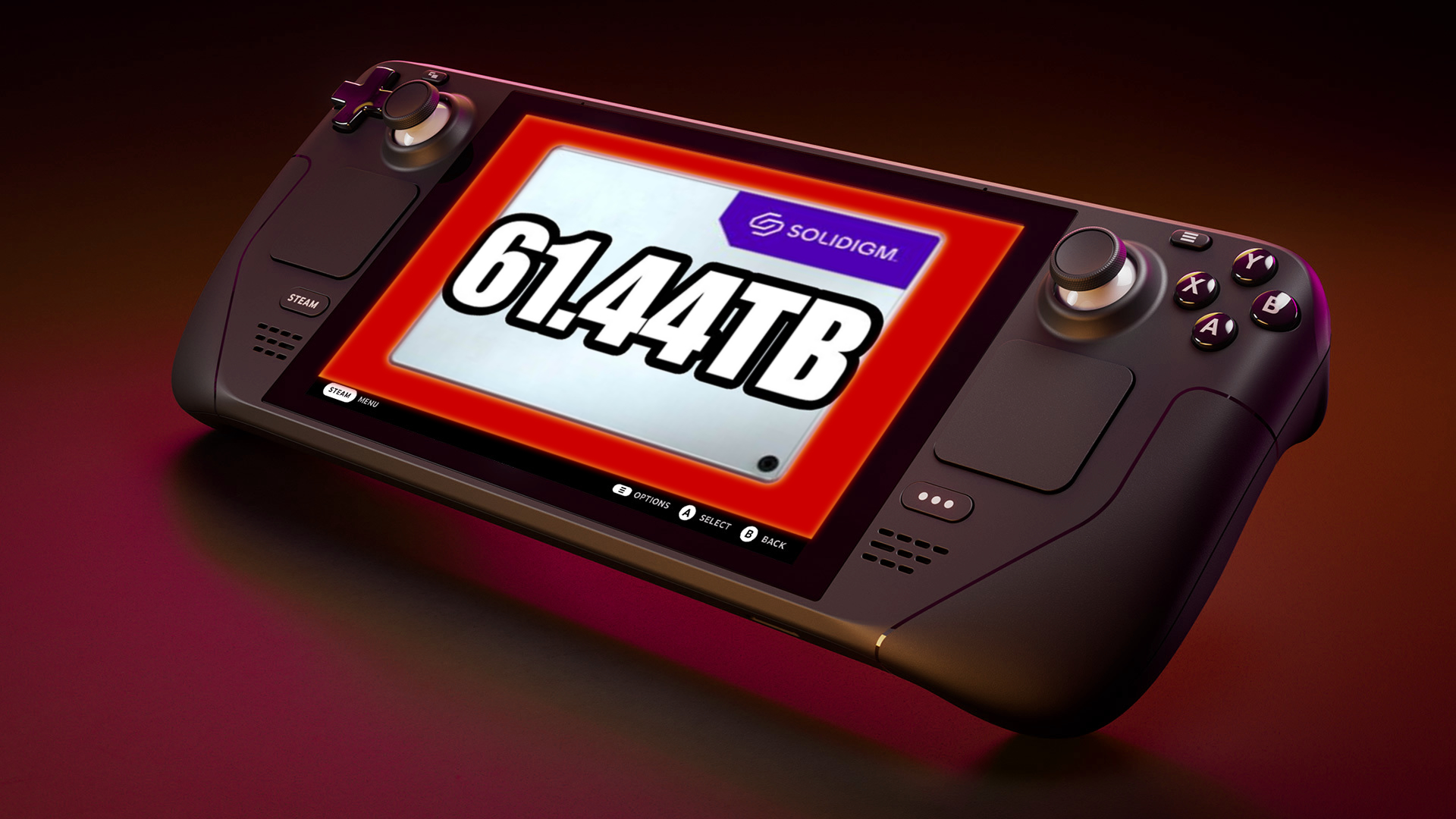 61.44TB SSD mod! Modders push Steam Deck to the limit - OC3D