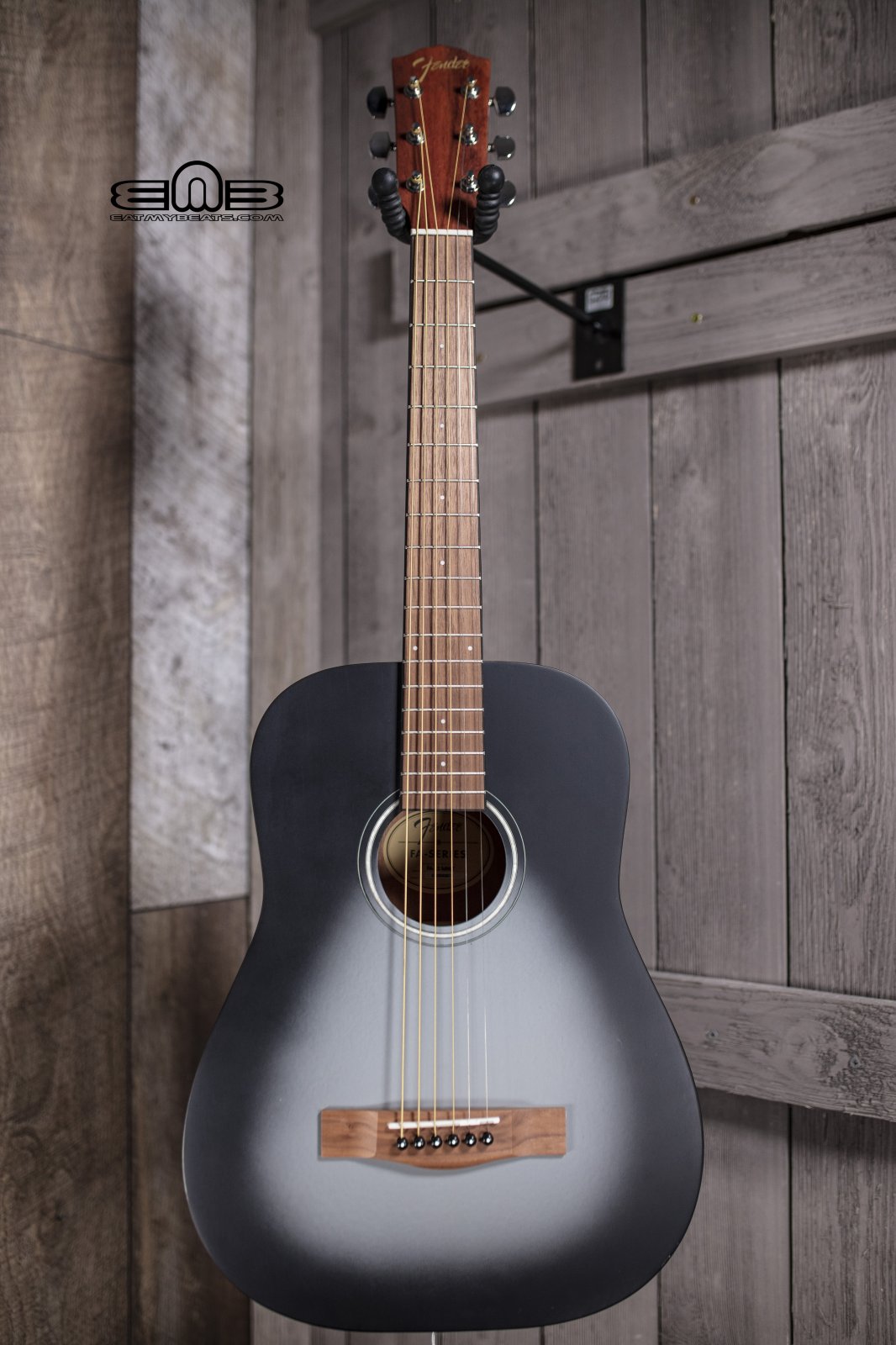 Fender FA-15 3/4 Scale Acoustic Guitar with Gig Bag, Walnut