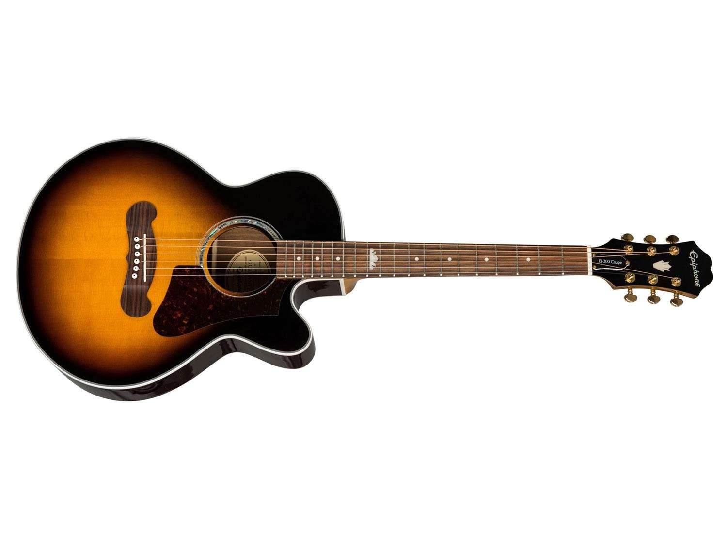 Epiphone EJ-200 Coupe Acoustic-Electric Guitar - Vintage Sunburst
