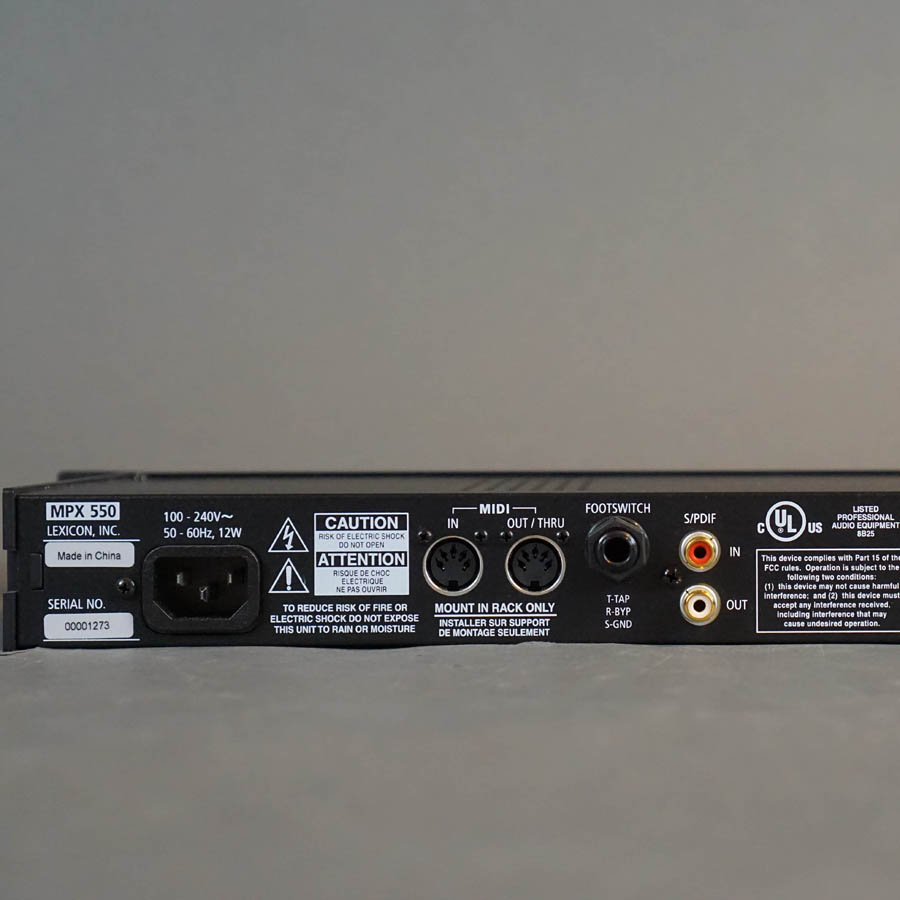 Lexicon MPX550 Dual Channel Processor - Used