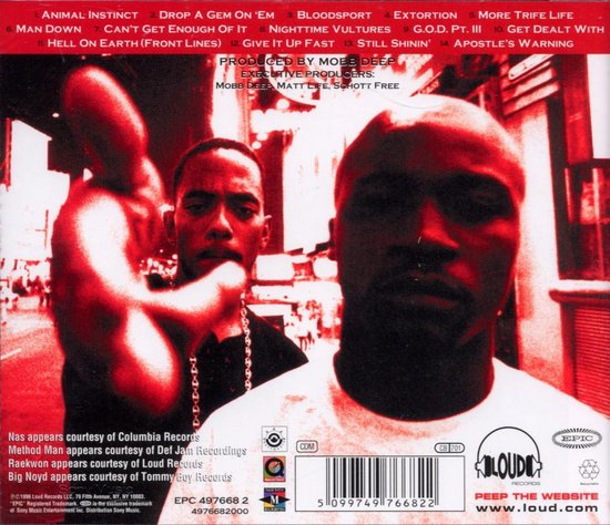 Mobb Deep Hell On Earth - Hip-hop CD met Animal Instinct - 2000 | bol