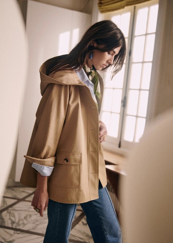 Suzie コート - キャメル - ウール - Sézane