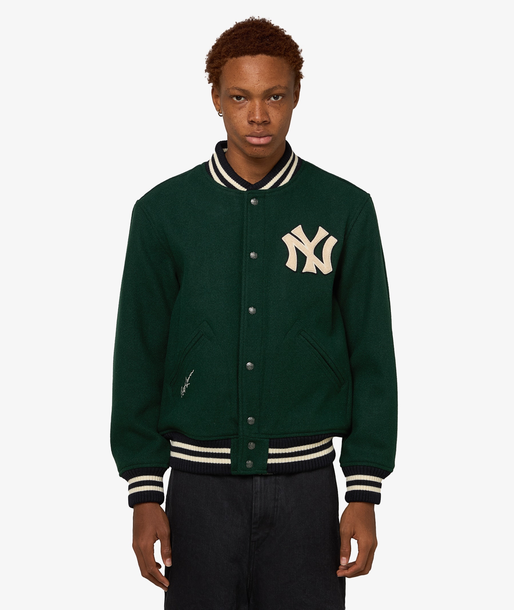 Polo Ralph Lauren Bomber Jacket x Yankees | Dark Green | SVD USA