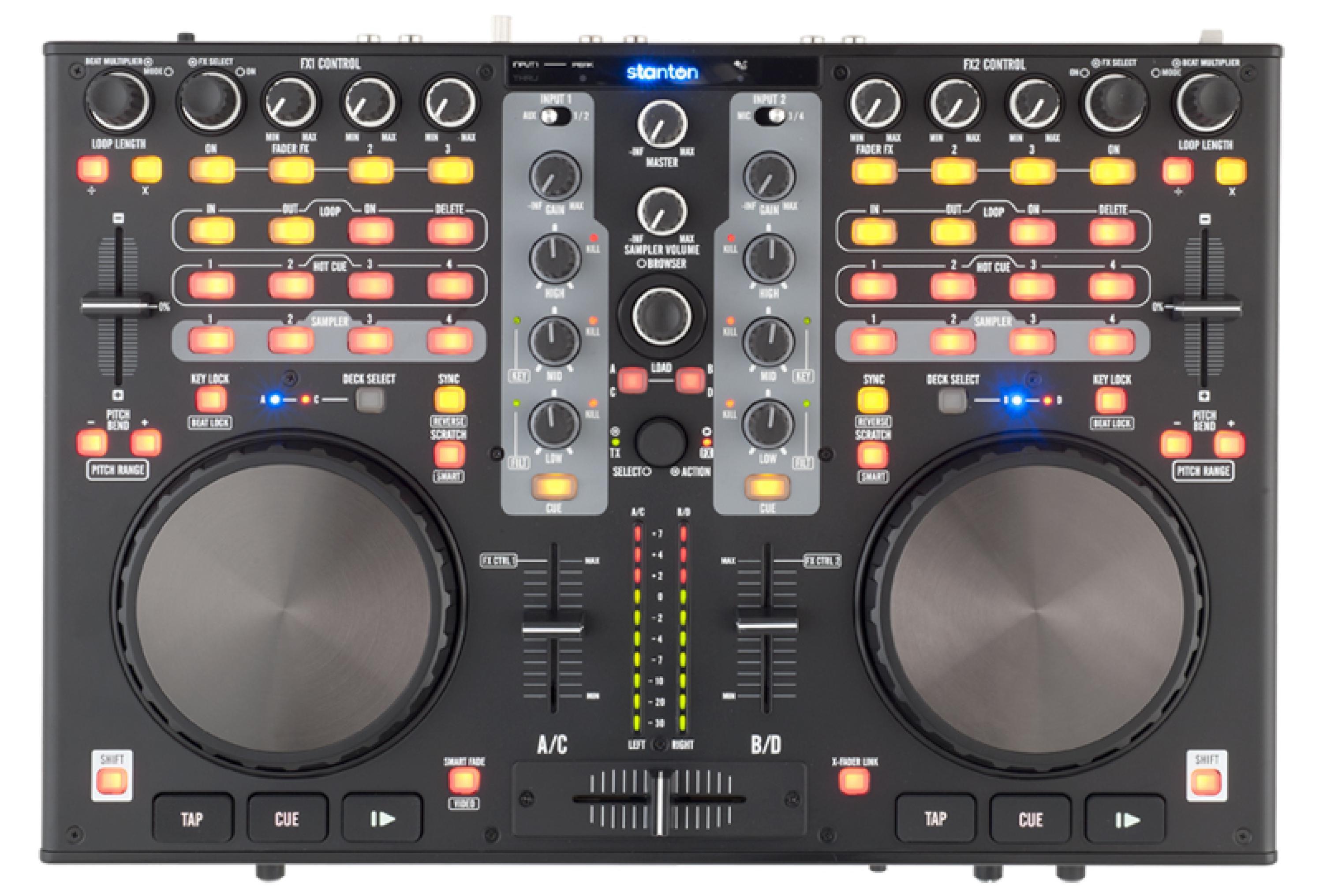 Stanton DJC.4 4-channel DJ Controller | Sweetwater