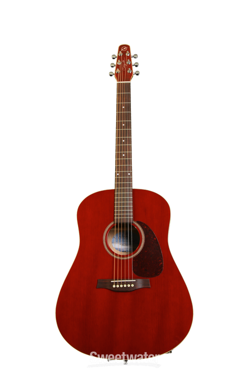 Seagull Guitars S6 Cedar Trans Red GT -Trans Red | Sweetwater