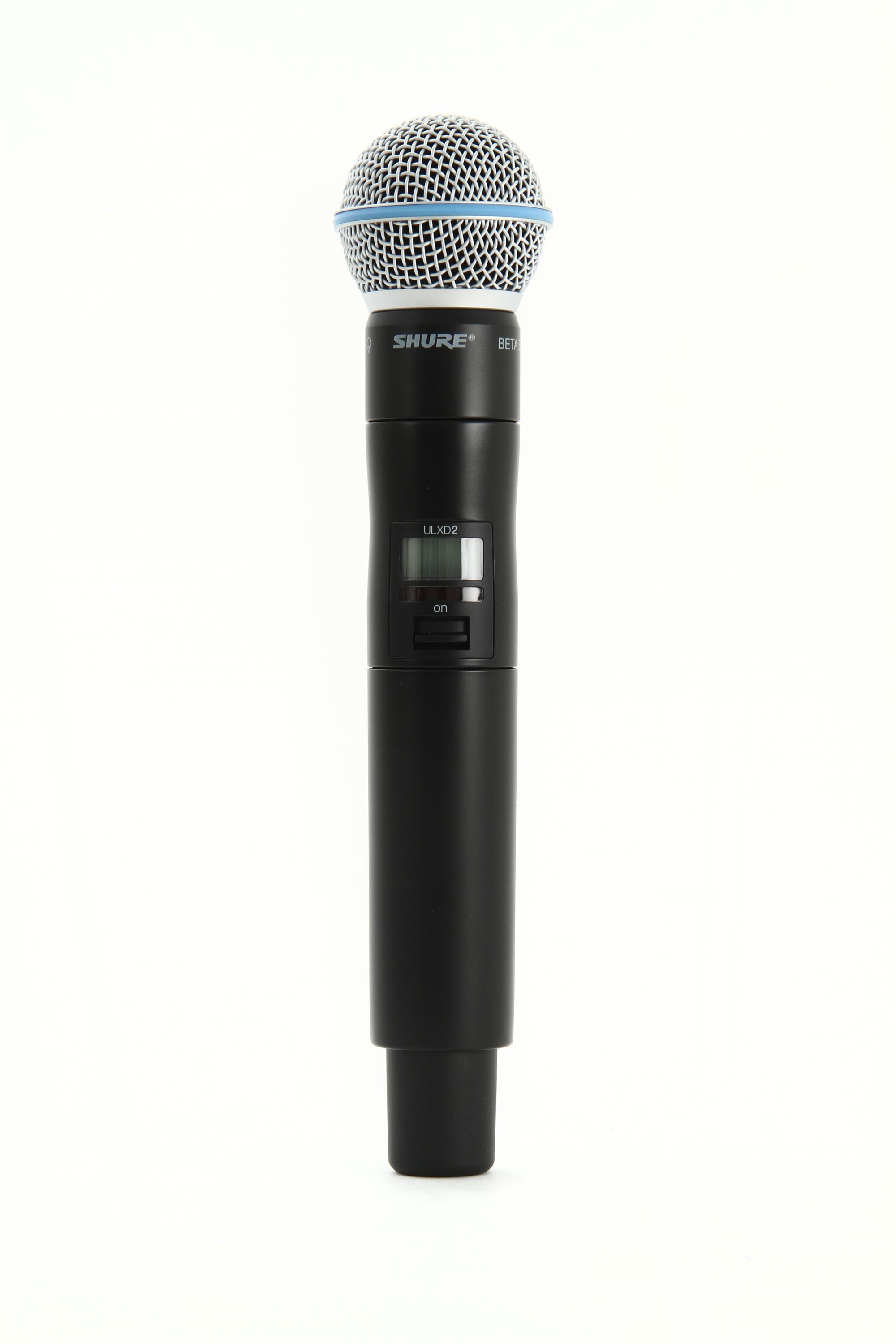 Shure ULXD2/Beta58 - L50 Band - 632-696 MHz | Sweetwater