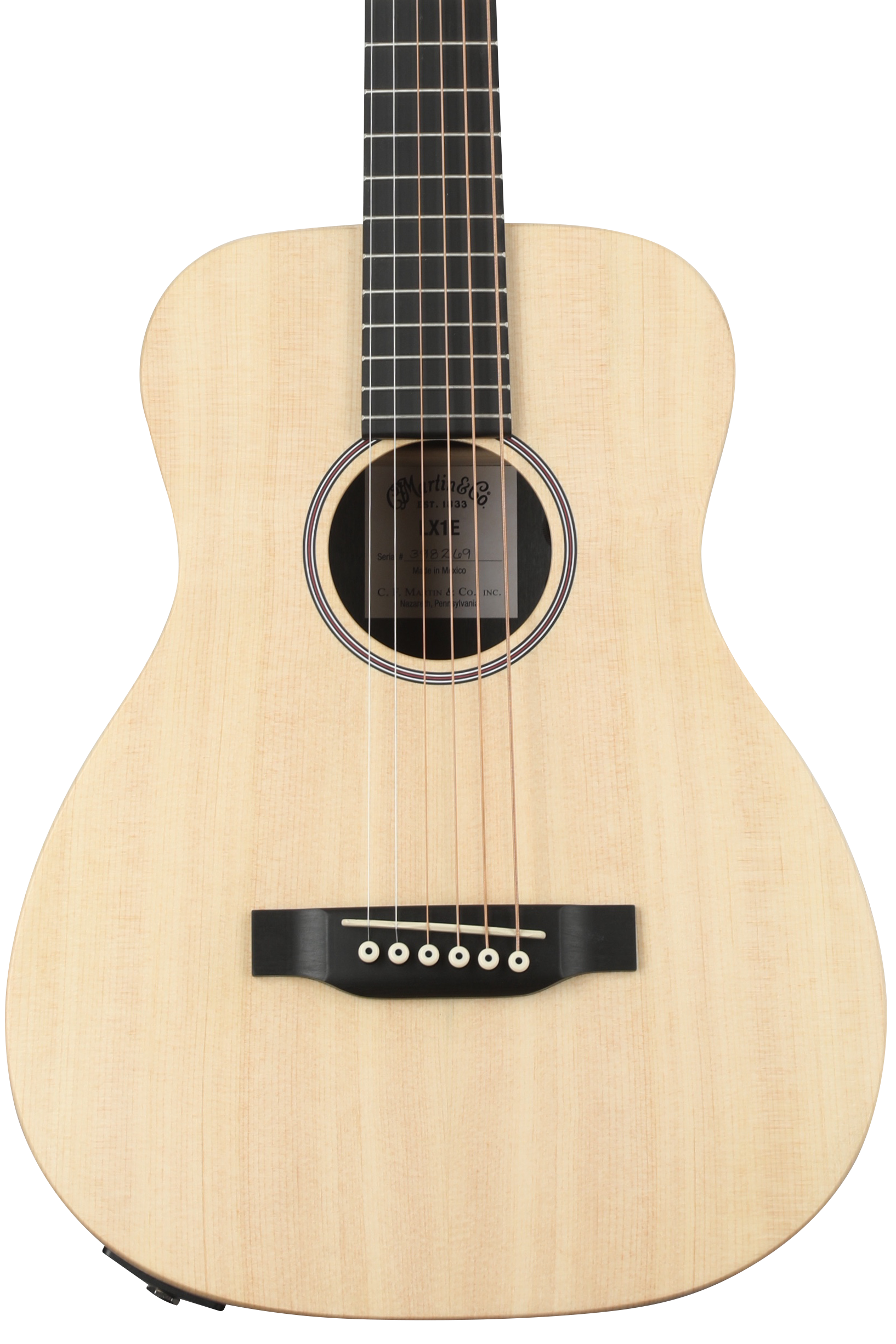 Martin LX1E Left-handed Little Martin Acoustic-electric Guitar