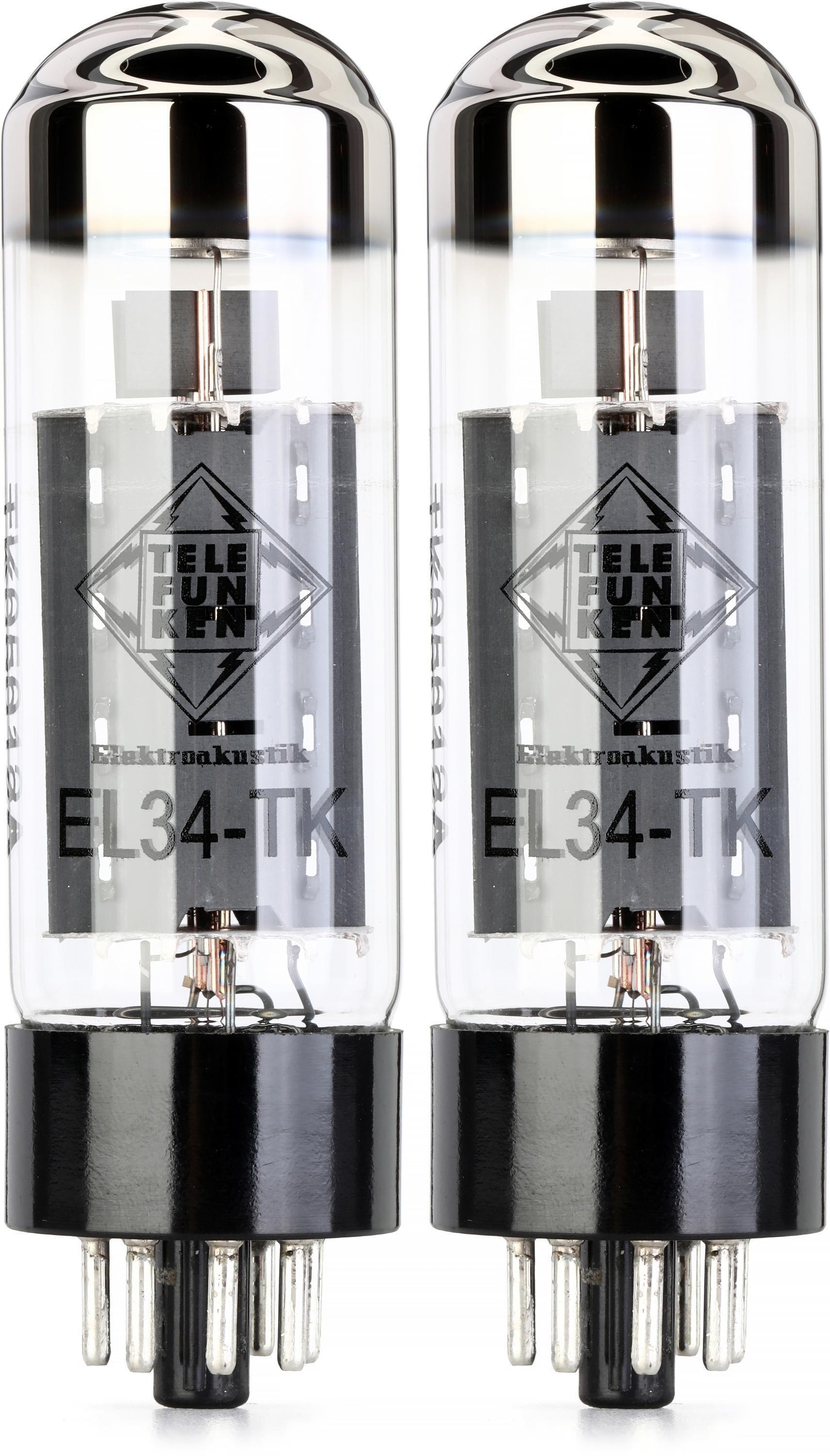 Telefunken EL34-TK Black Diamond Series Power Tubes - Matched Pair