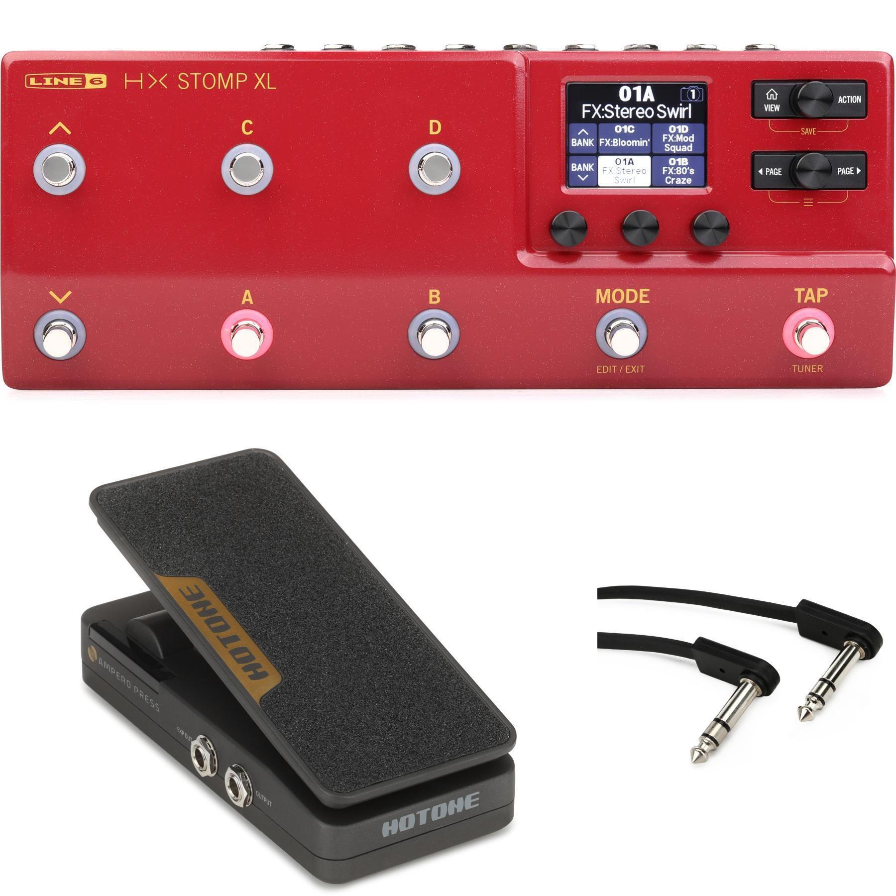 Line 6 HX Stomp XL Guitar Multi-effects Floor Processor - Burgundy